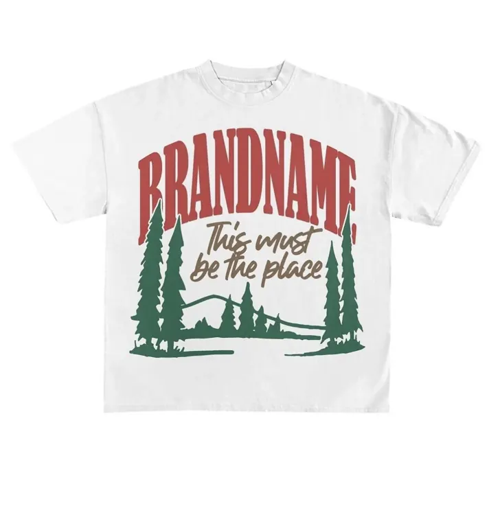 DTG sample print shirt